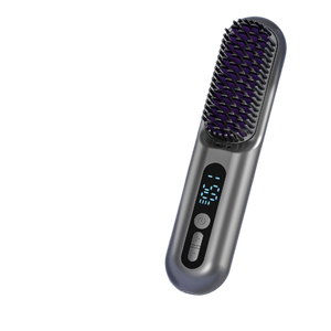 2 in 1 Cordless Hair Straightener Brush