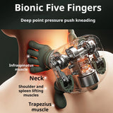 Portable, Bionic Heated Neck and Back Massager